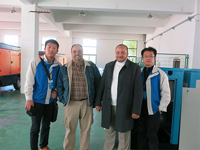 阿尔及利亚客户参观德耐尔工厂